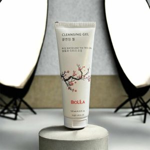 Biolila – Gel Nettoyant Visage au Riz & Tea Tree (125 ml)