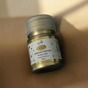 colorant alimentaire métallique doré