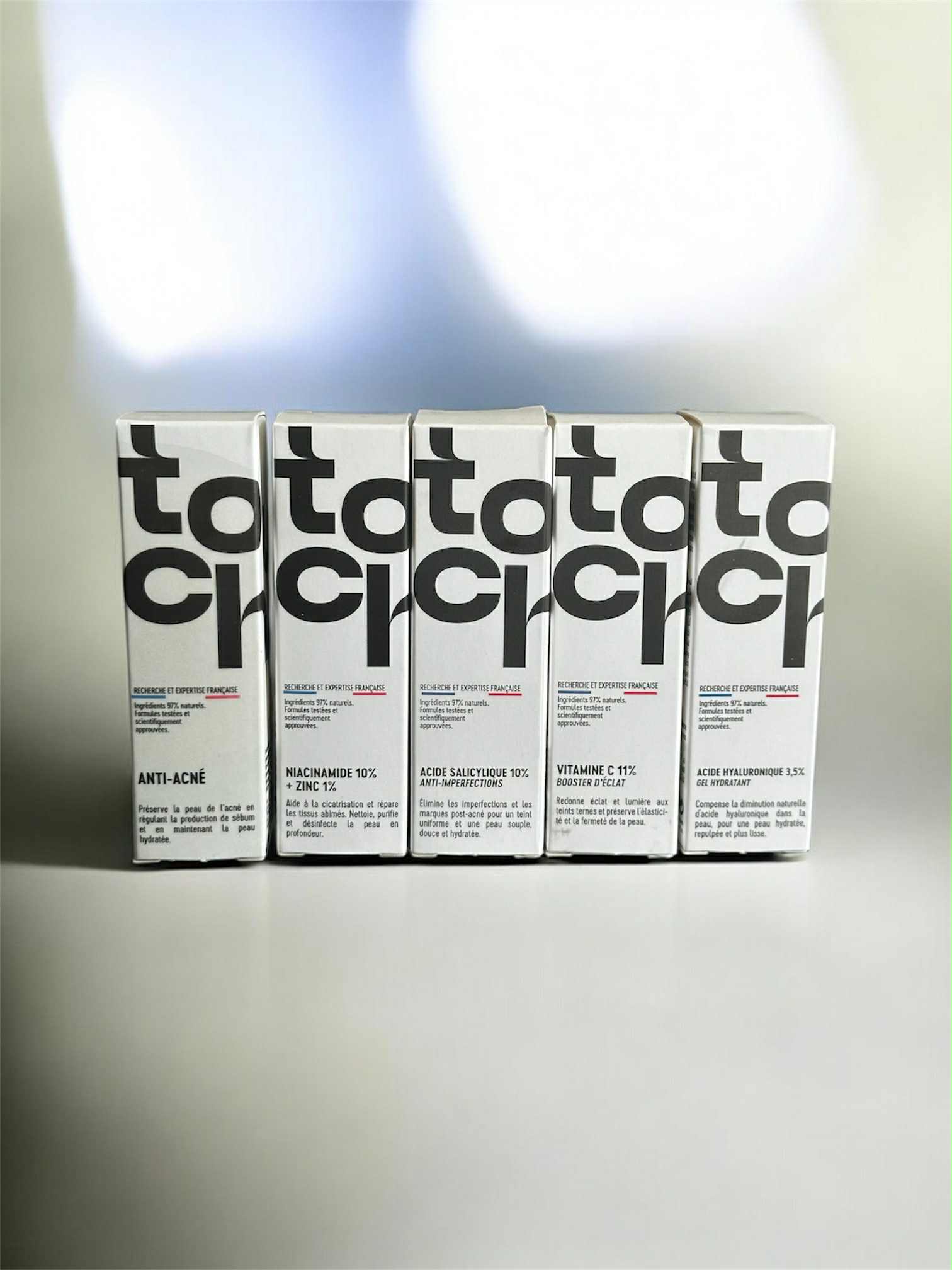 sérums visage touché