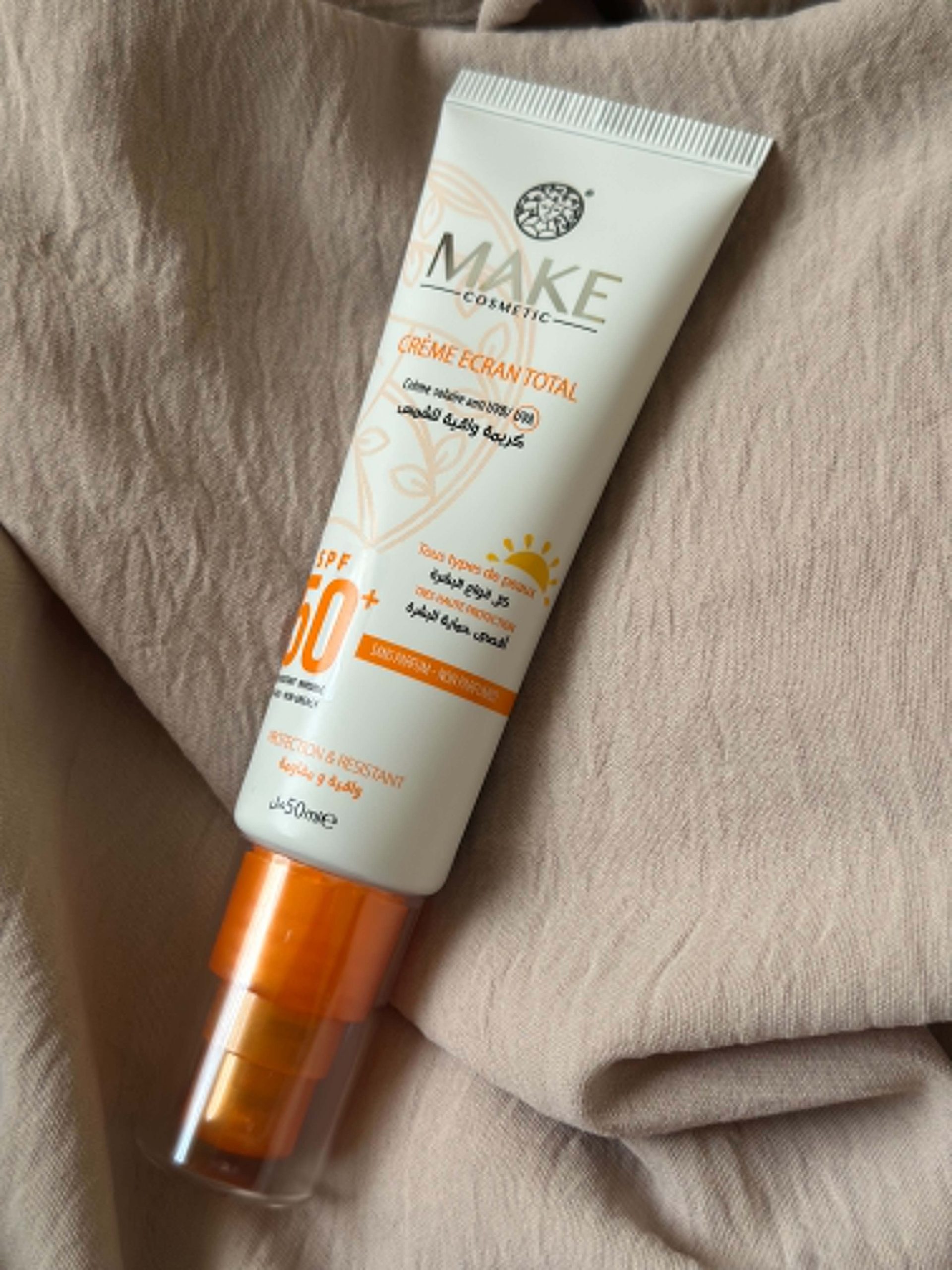 crème solaire make