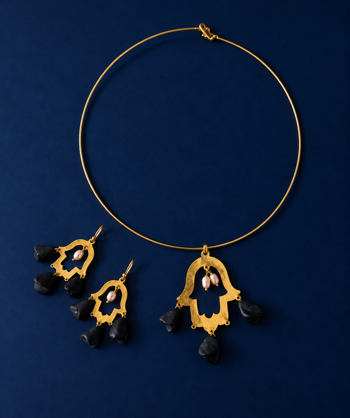 Parure Chaouie Artisanale Aris d’Aurès – Collier & Boucles – Image 2